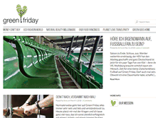 Tablet Screenshot of green-friday.de